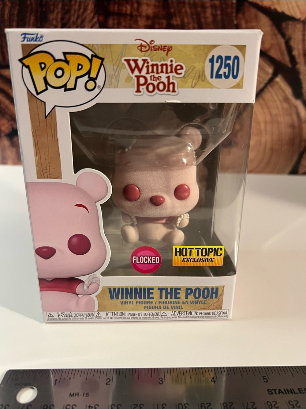 Funko Pink Flocked Winnie the Pooh Pop! #1250